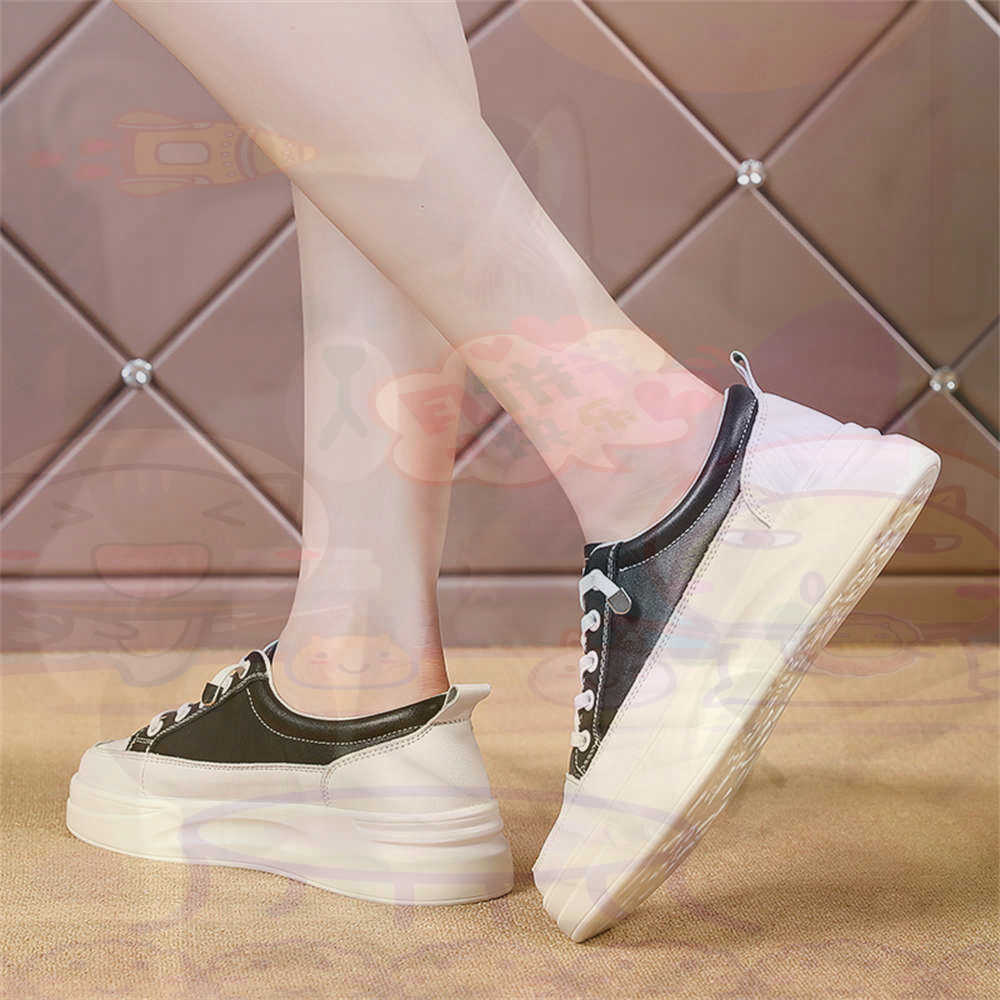 Formal Evening Wear Women Uk - LACE-up Chunky Loafers ผู้หญิงสเก็ตบอร์ดกีฬารองเท้าตะกร้ารองเท้าผ้าใบจริงแบบพกพาข่าวตะกร้า Teni ที่มีคุณภาพสูง