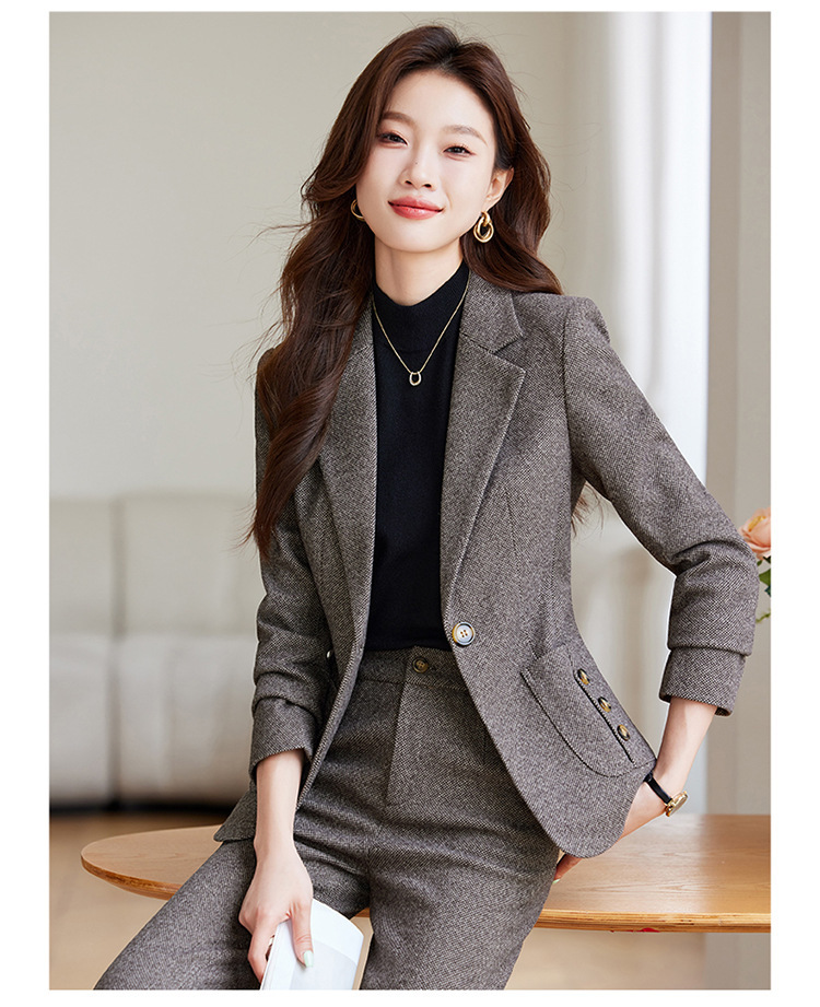 Women'S Formal Wear Pantsuits - ชุดสูทผู้หญิงคุณภาพสูง ชุดทำงานสำหรับสุภาพสตรี ชุดเบลเซอร์สำหรับออฟฟิศ ชุดทำงานมืออาชีพ