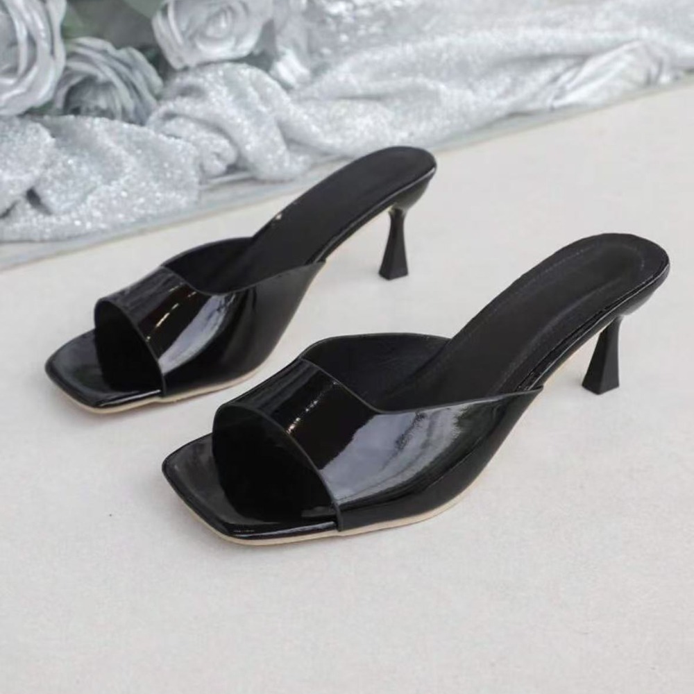 Women Formal Wear For Office - รองเท้าส้นสูงแบบเปิดหัวทรงปลา สไตล์แฟชั่น ใส่สบาย เหมาะสำหรับฤดูร้อน รองเท้าแตะแบบส้นเข็ม ดีไซน์เซ็กซี่