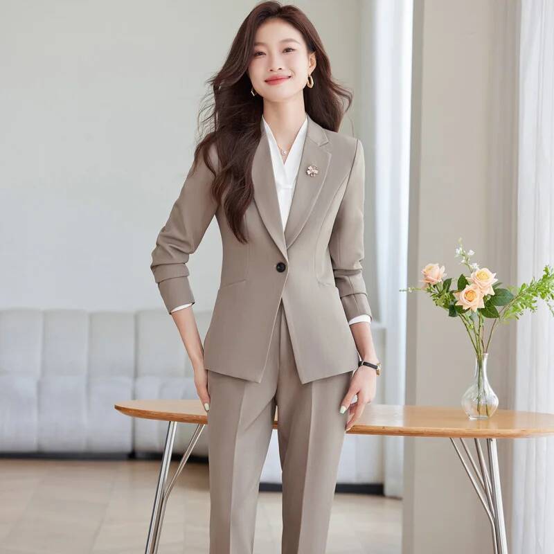 ชุดสูทสไตล์ทางการสำหรับฤดูใบไม - Women'S Formal Wear Pantsuits บทวิจารณ์และราคา