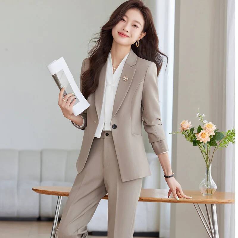 ชุดสูทสไตล์ทางการสำหรับฤดูใบไม - Women'S Formal Wear Pantsuits บทวิจารณ์และราคา