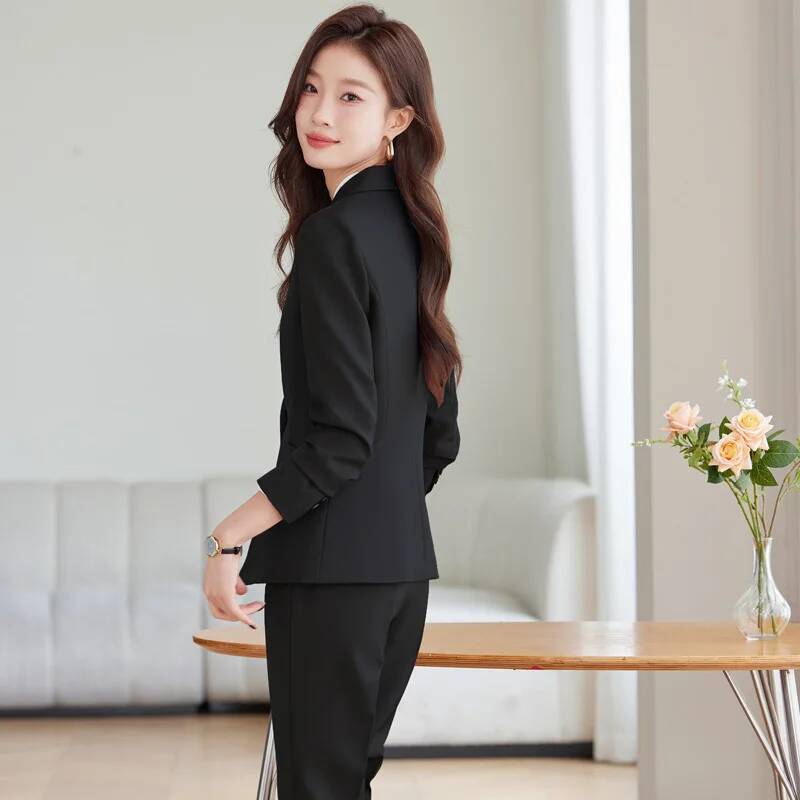 ชุดสูทสไตล์ทางการสำหรับฤดูใบไม - Women'S Formal Wear Pantsuits บทวิจารณ์และราคา