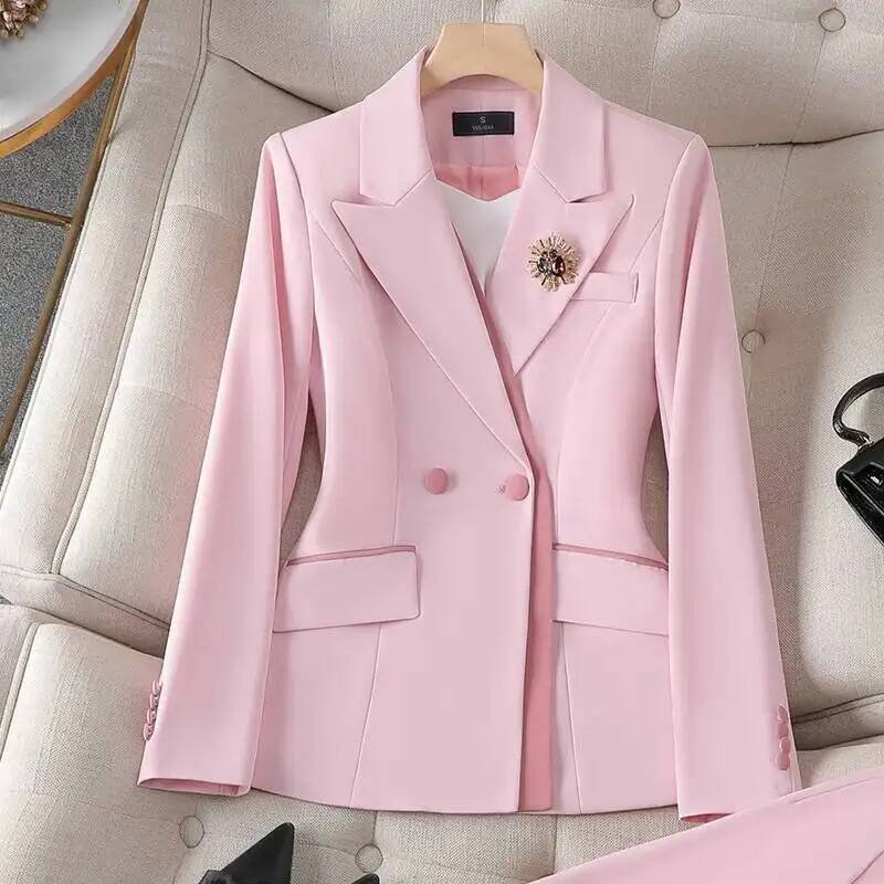 ชุดสูททำงานผู้หญิง สไตล์หรูหรา - Women'S Formal Wear Pantsuits บทวิจารณ์และราคา
