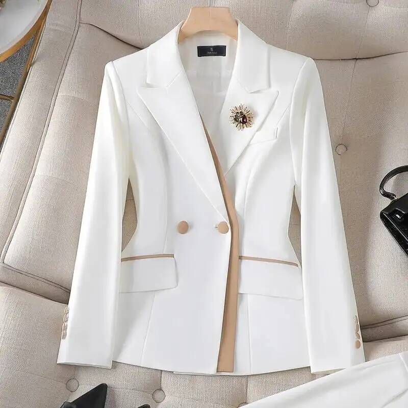 ชุดสูททำงานผู้หญิง สไตล์หรูหรา - Women'S Formal Wear Pantsuits บทวิจารณ์และราคา