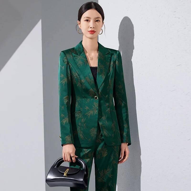 ชุดสูทผ้าคุณภาพสูงสำหรับผู้หญิ - Women'S Formal Wear Pantsuits บทวิจารณ์และราคา