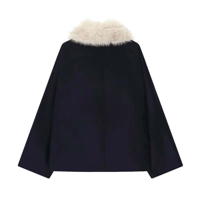 เสื้อโค้ทคอขนเฟอร์เทียมสำหรับผ - Women Formal Wear Stitching บทวิจารณ์และราคา