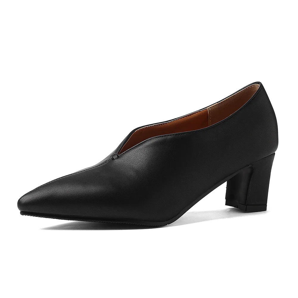 ยี่ห้อใหม่ Pointed Toe สีดําสี - Women Formal Wear For Office บทวิจารณ์และราคา