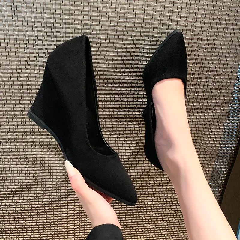 รองเท้าส้นเตารีดแฟชั่นสไตล์ใหม - Women Formal Wear For Office บทวิจารณ์และราคา