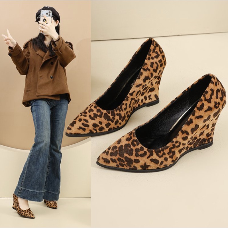 รองเท้าส้นเตารีดแฟชั่นสไตล์ใหม - Women Formal Wear For Office บทวิจารณ์และราคา