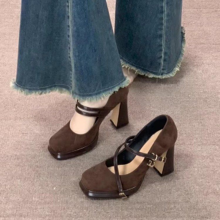 รองเท้าส้นสูงสไตล์วินเทจสำหรับ - Women Formal Wear For Office บทวิจารณ์และราคา
