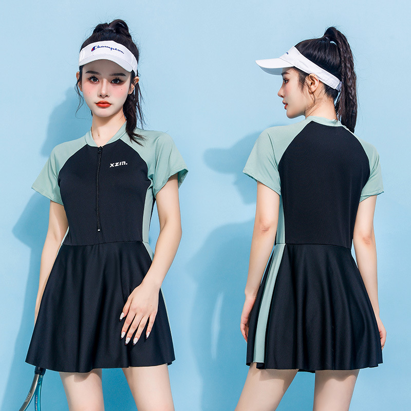 ชุดว่ายน้ำวันพีซแขนยาวสำหรับผู - Young Women'S Formal Wear บทวิจารณ์และราคา