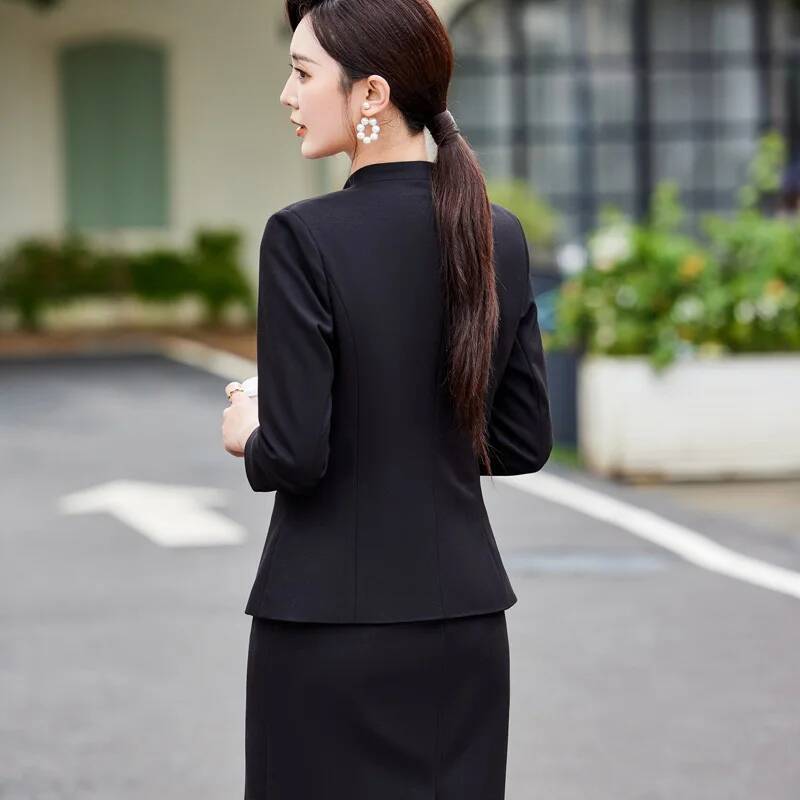 ชุดสูททำงานผู้หญิงไซส์ใหญ่สำหร - Women Formal Wear Stitching บทวิจารณ์และราคา