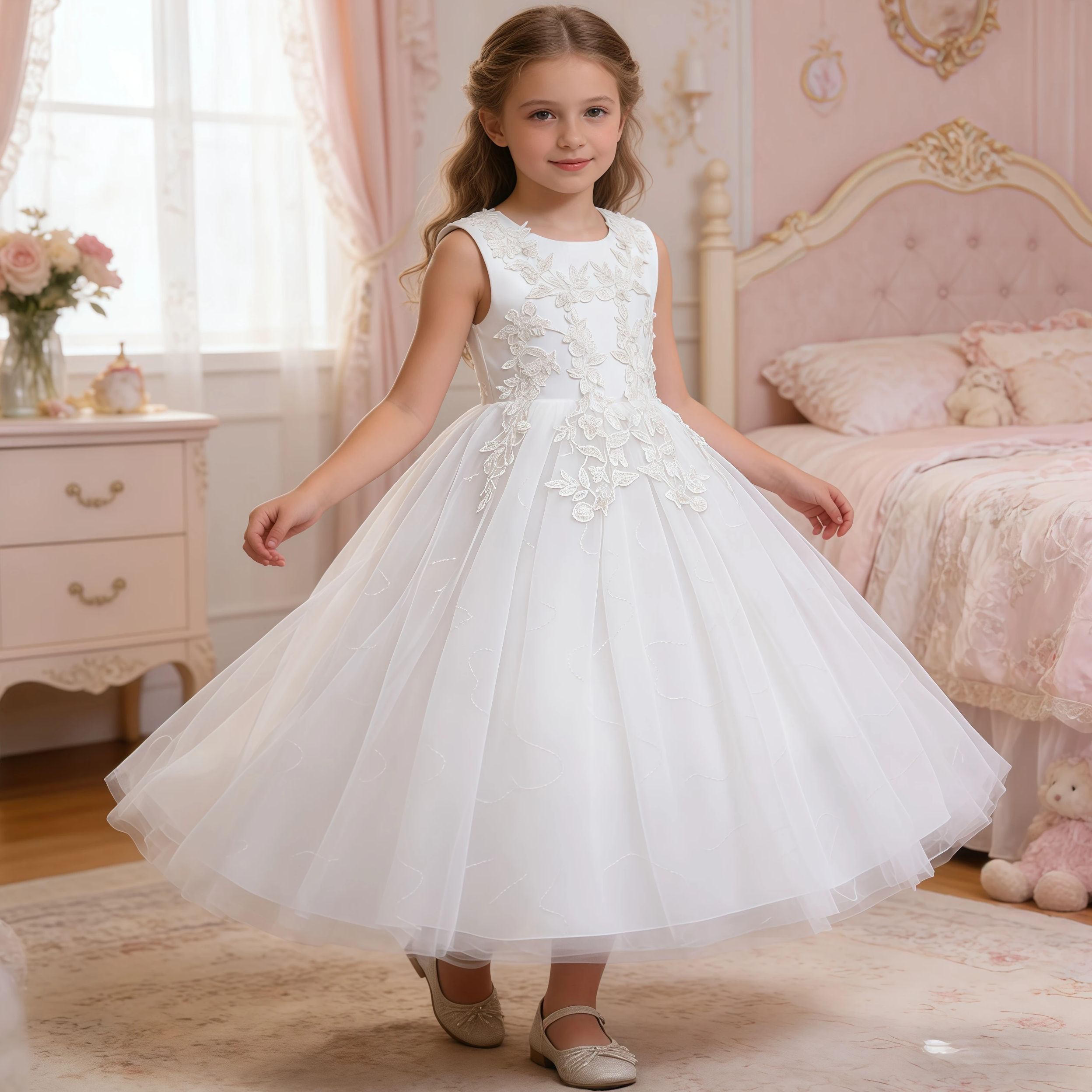 ชุดเดรสยาวสีขาวปักเลื่อมสำหรับ - Women'S Formal Wear For Girls บทวิจารณ์และราคา
