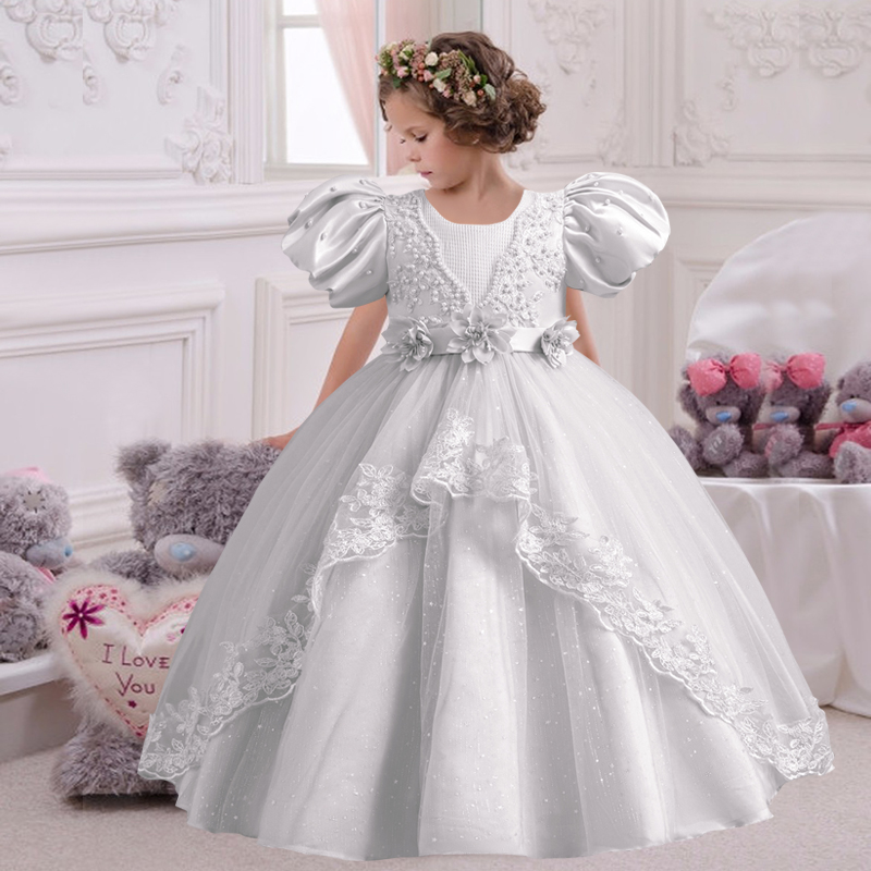 ชุดเดรสเจ้าหญิงแขนพองประดับมุก - Women'S Formal Wear For Girls บทวิจารณ์และราคา