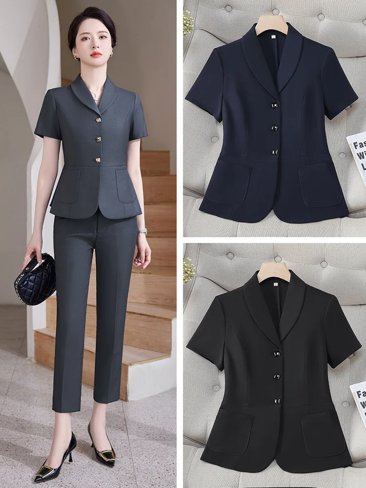 Pop 2024 ฤดูร้อนอย่างเป็นทางกา - Women'S Formal Wear Pantsuits บทวิจารณ์และราคา