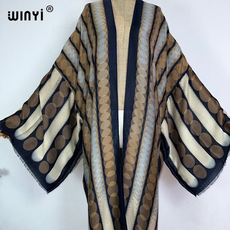 Winyi ชุดกิโมโนพิมพ์ลายเรขาคณิ - Young Women'S Formal Wear บทวิจารณ์และราคา