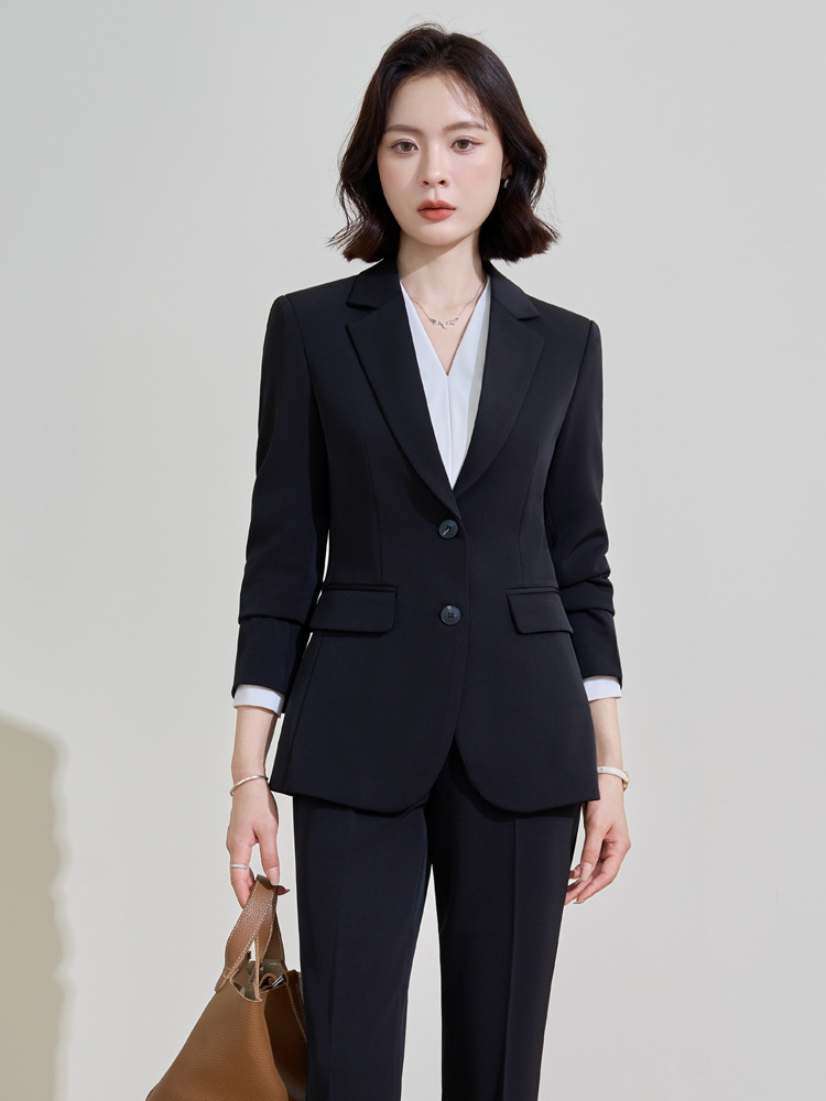 ชุดสูทสีน้ำเงินกรมท่าสำหรับผู้ - Women'S Formal Wear Pantsuits บทวิจารณ์และราคา