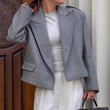 เสื้อสูทผ้าทวีดสำหรับผู้หญิง แ - Women Formal Wear Stitching บทวิจารณ์และราคา