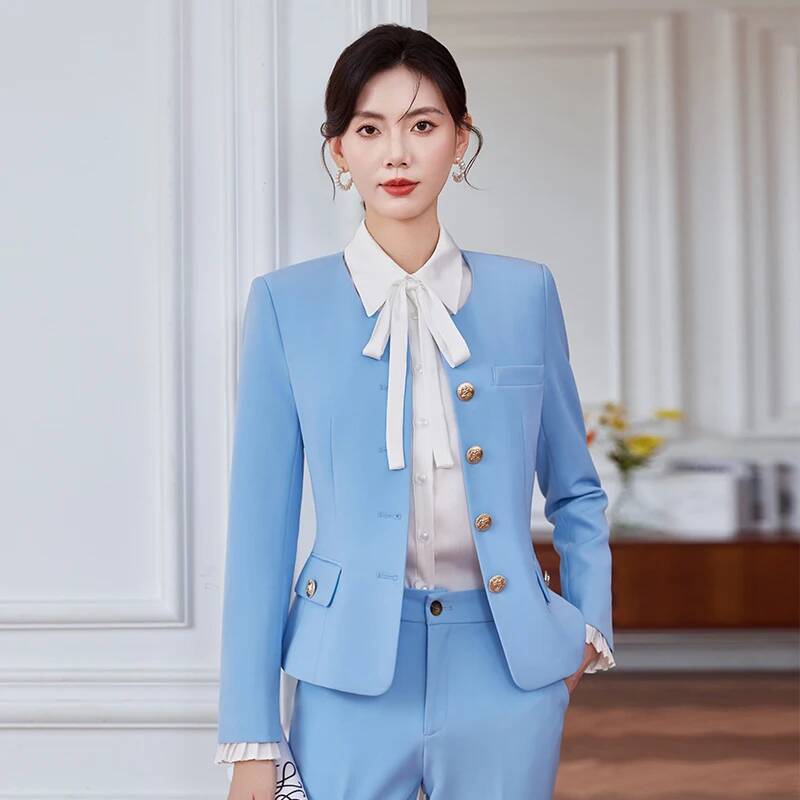 ชุดสูททำงานผู้หญิงสไตล์หรูหรา  - Women'S Formal Wear Pantsuits บทวิจารณ์และราคา