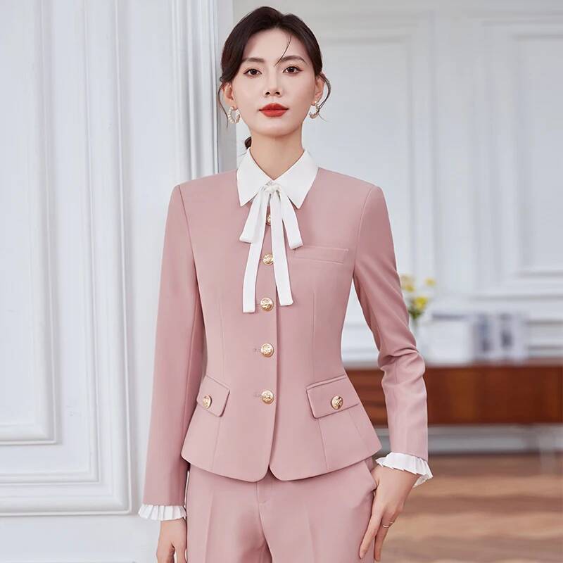 ชุดสูททำงานผู้หญิงสไตล์หรูหรา  - Women'S Formal Wear Pantsuits บทวิจารณ์และราคา