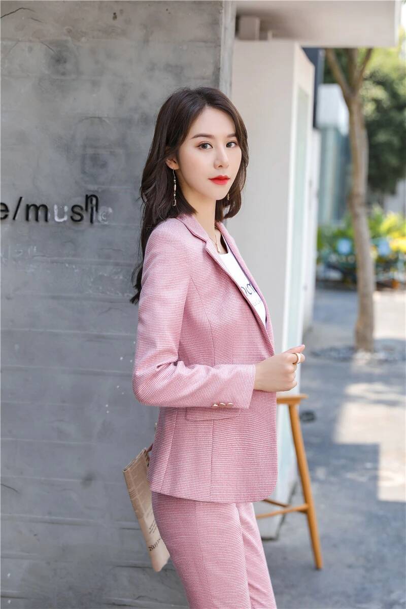 ชุดสูทสีเขียวดีไซน์ใหม่สำหรับผ - Women'S Formal Wear Pantsuits บทวิจารณ์และราคา