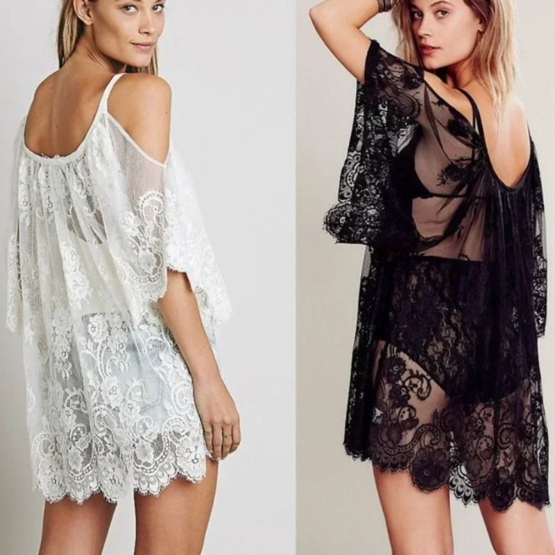 ชุดคลุมชายหาดลูกไม้โครเชต์เซ็ก - Young Women'S Formal Wear บทวิจารณ์และราคา