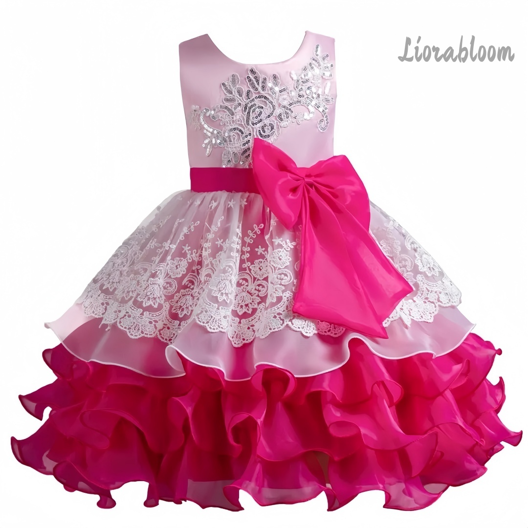 ชุดเดรสเด็กผู้หญิงพร้อมโบว์ขนา - Women'S Formal Wear For Girls บทวิจารณ์และราคา