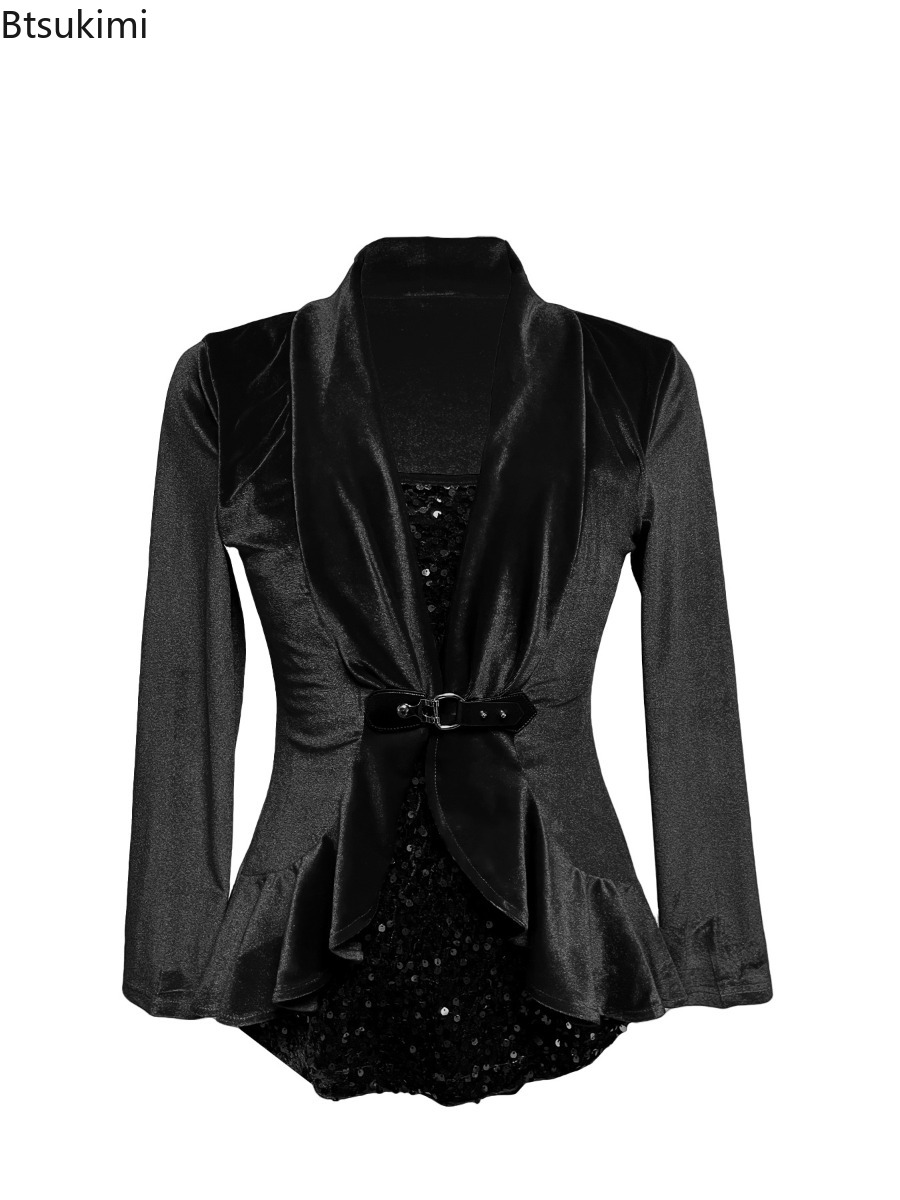 เสื้อแจ็คเก็ตแฟชั่นผู้หญิงใหม่ - Women Formal Wear Stitching บทวิจารณ์และราคา