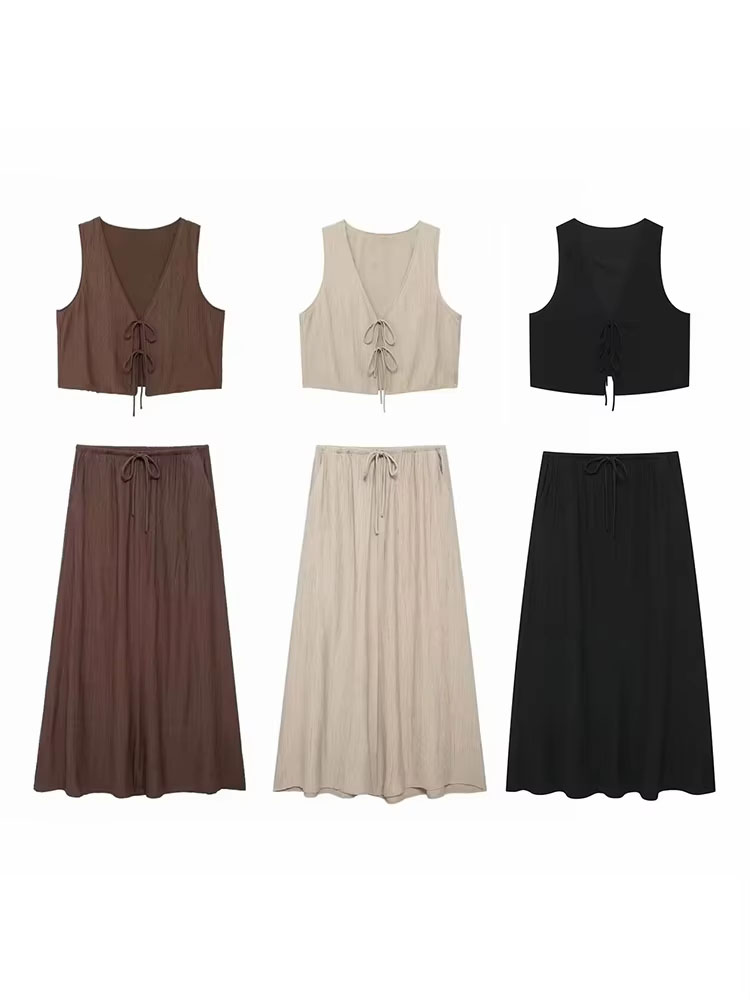 ชุดกระโปรงฤดูร้อนปี 2024 สำหรั - Pencil Skirt Midi บทวิจารณ์และราคา