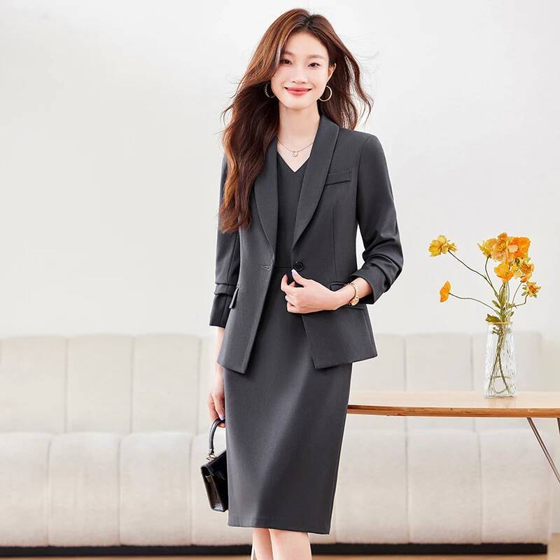 ชุดสูทผู้หญิงผ้าคุณภาพสูง พร้อ - Women Formal Wear Stitching บทวิจารณ์และราคา