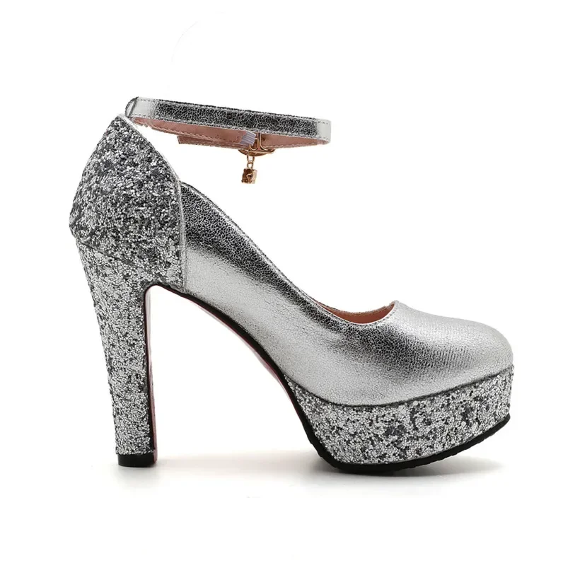 Silver Gold ผู้หญิงปั๊มแพลตฟอร - Women'S Formal Wear To A Wedding บทวิจารณ์และราคา