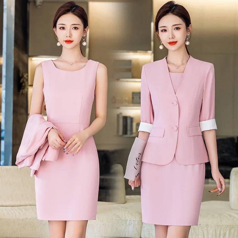 ชุดสูททำงานผู้หญิงไซส์ใหญ่พิเศ - Women Formal Wear Stitching บทวิจารณ์และราคา