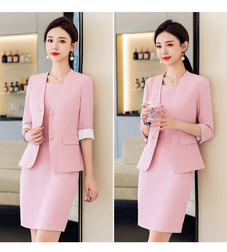ชุดสูททำงานผู้หญิงไซส์ใหญ่พิเศ - Women Formal Wear Stitching บทวิจารณ์และราคา