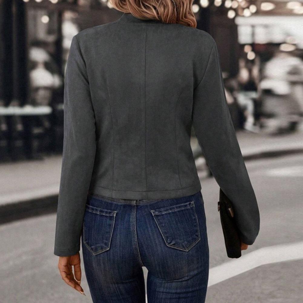 เสื้อโค้ทสตรีฤดูใบไม้ผลิและฤดู - Women Formal Wear Stitching บทวิจารณ์และราคา