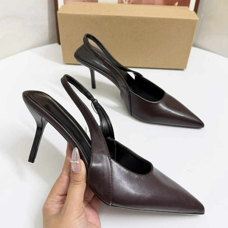 รองเท้าส้นสูงสตรีแบบสลิงแบ็คหั - Women Formal Wear For Office บทวิจารณ์และราคา
