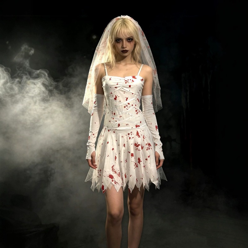 ชุดคอสเพลย์เจ้าสาวผี ชุดแต่งงา - Women'S Formal Wear To A Wedding บทวิจารณ์และราคา