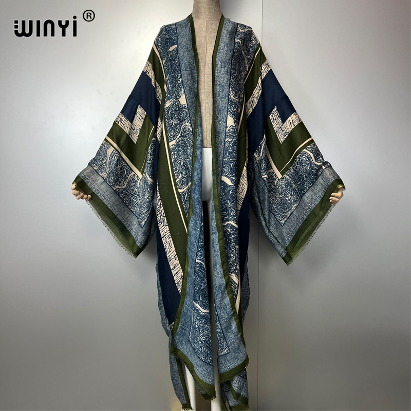WINYI bohemian kimono พิมพ์เสื - Young Women'S Formal Wear บทวิจารณ์และราคา
