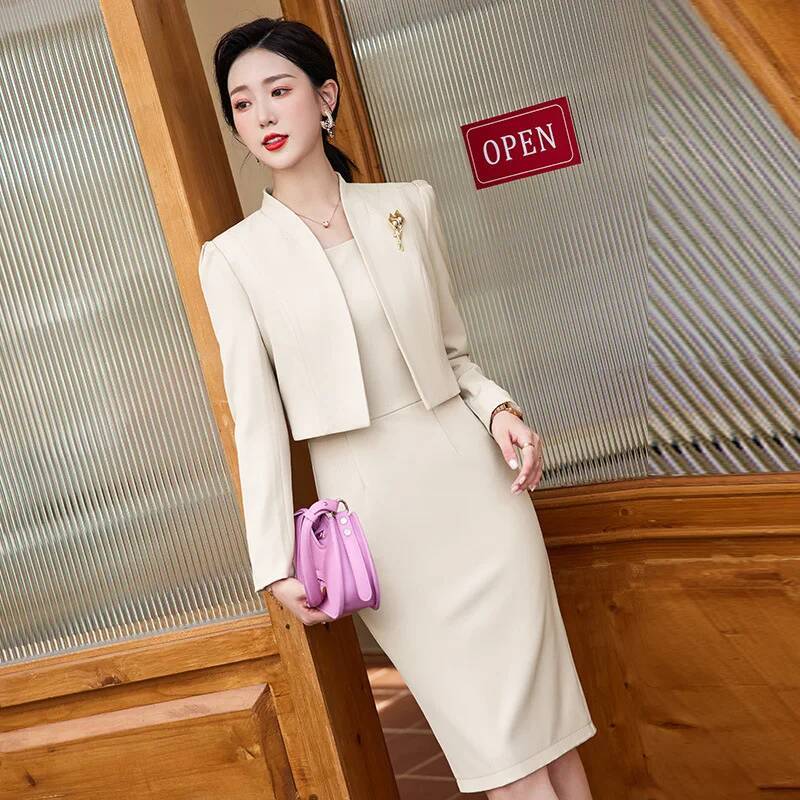 ชุดสูทธุรกิจสำหรับผู้หญิงแบบ 2 - Women Formal Wear Stitching บทวิจารณ์และราคา