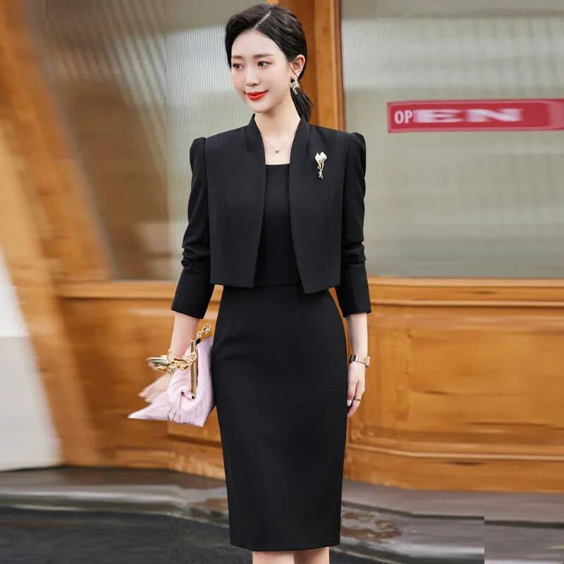 ชุดสูทธุรกิจสำหรับผู้หญิงแบบ 2 - Women Formal Wear Stitching บทวิจารณ์และราคา