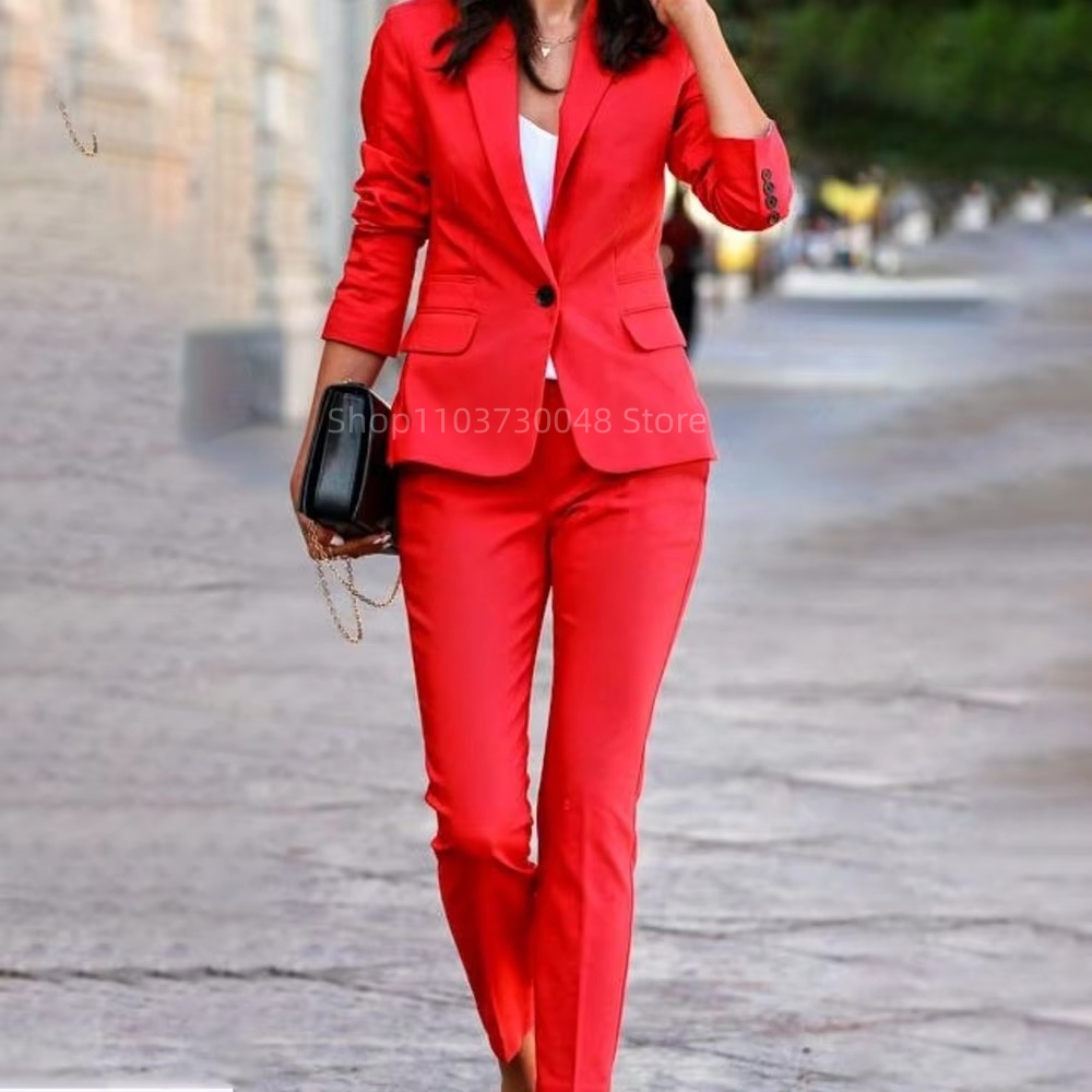 แฟชั่นชุดสูทสตรีสำหรับออฟฟิศ เ - Women'S Formal Wear Suits บทวิจารณ์และราคา