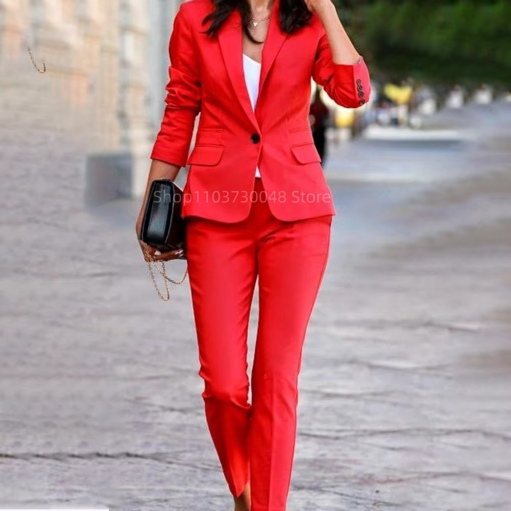 แฟชั่นชุดสูทสตรีสำหรับออฟฟิศ เ - Women'S Formal Wear Suits บทวิจารณ์และราคา