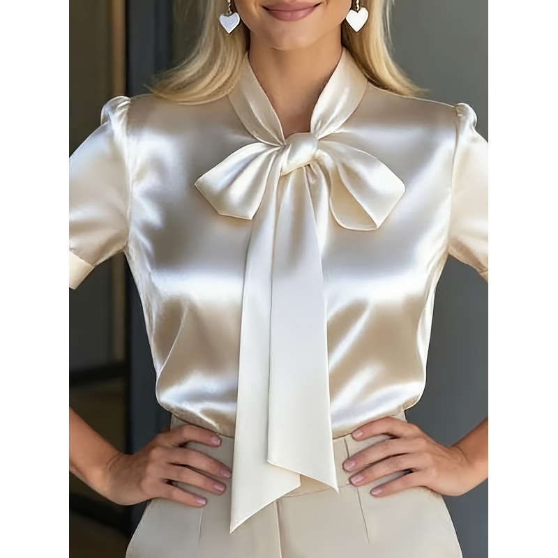 เสื้อเชิ้ตแขนสั้นผู้หญิงแบบหรู - Women Formal Wear Stitching บทวิจารณ์และราคา