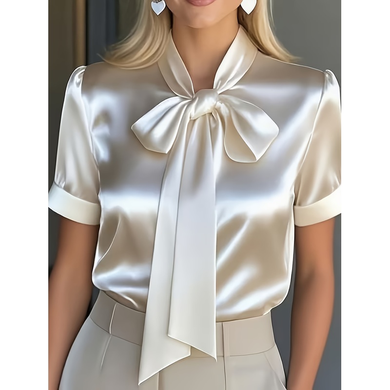 เสื้อเชิ้ตแขนสั้นผู้หญิงแบบหรู - Women Formal Wear Stitching บทวิจารณ์และราคา