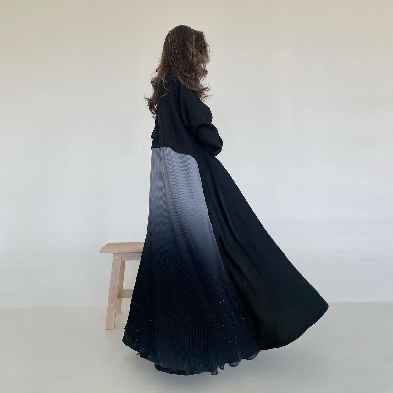 ชุดอาบายะแบบจีบสำหรับสตรีชาวมุ - Women Formal Wear Stitching บทวิจารณ์และราคา